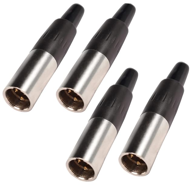 Detalle de XMSJSIY Mini-XLR TA4F Adapter 4er Set