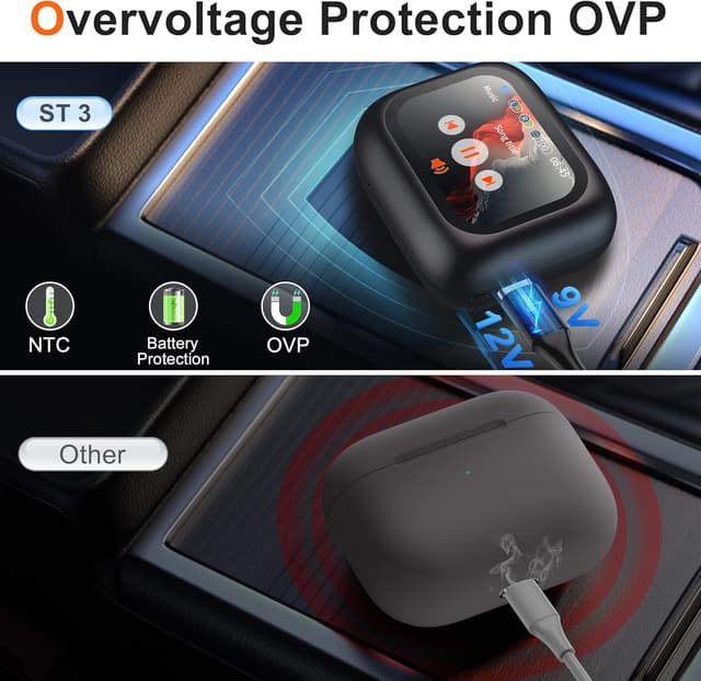 Thumbnail 6 de THREE PEACHES Wireless Earbuds ANC touch controls