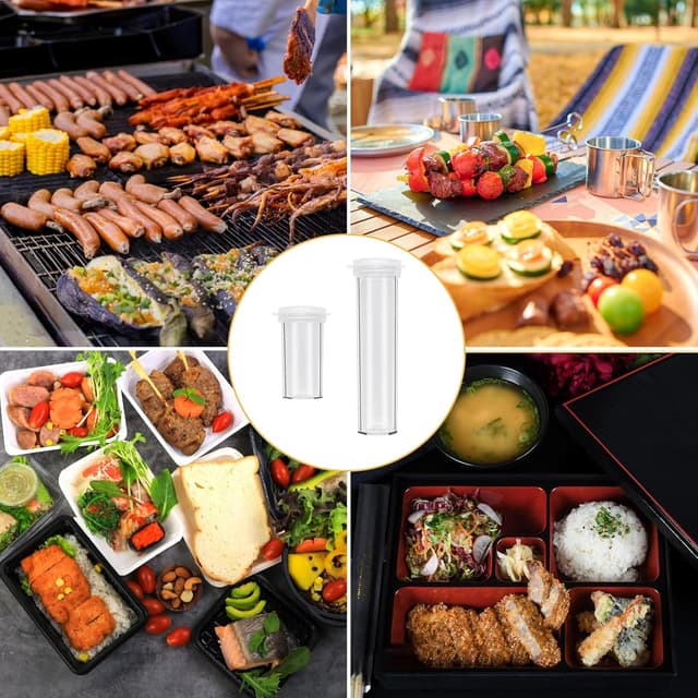 Thumbnail 6 de FINEASY Mini Salzstreuer-Set mit Deckel (10 Stück) für unterwegs – Salz & Pfeffer Streuer klein mit Trichter