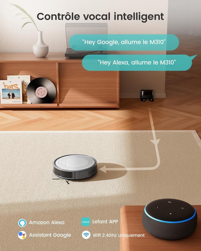 Thumbnail 6 de Lefant M310, 4500 Pa, navigation Wi-Fi ⚙