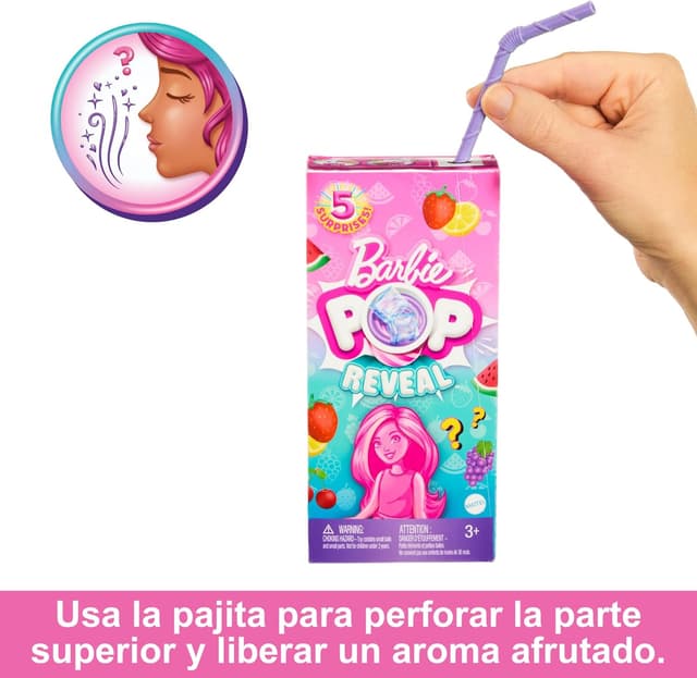 Thumbnail 2 de Barbie Chelsea Pop Reveal Serie Frutas 🍹 Muñeca con Accesorios