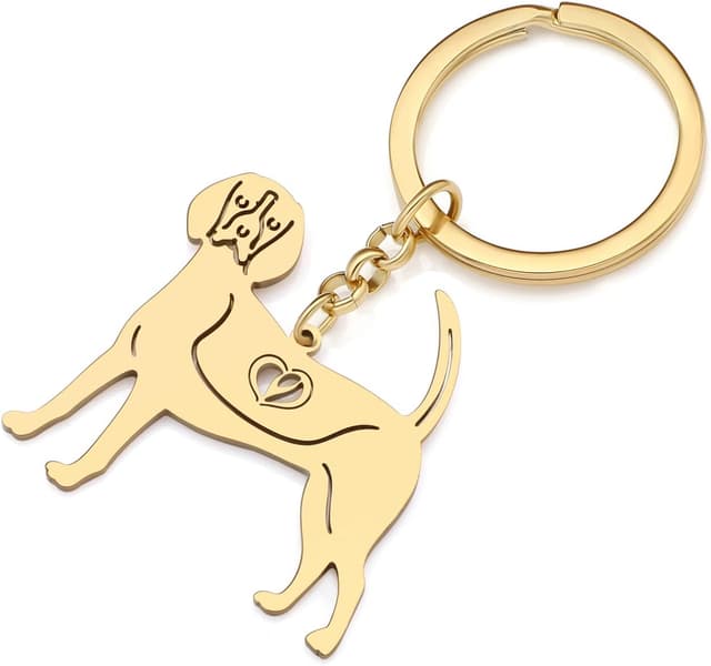 Detalle 2 de LONYOO Puppy Stainless Steel Dog Keychain