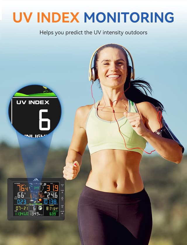 Thumbnail 6 de AIRAIN TECH 14-in-1 Wireless Weather Station (No WiFi) with Outdoor Sensor