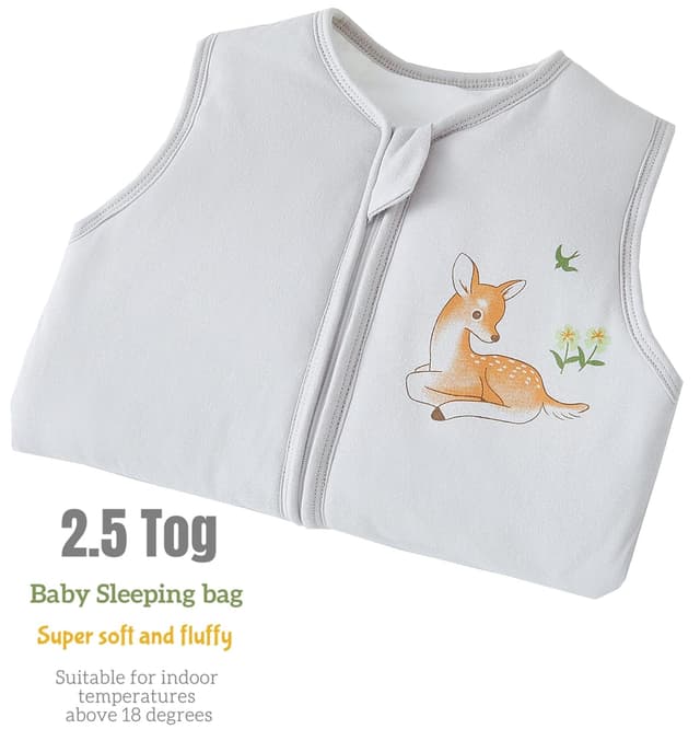 Detalle 2 de Chilsuessy Schlafsack 2er Pack 2,5 Tog