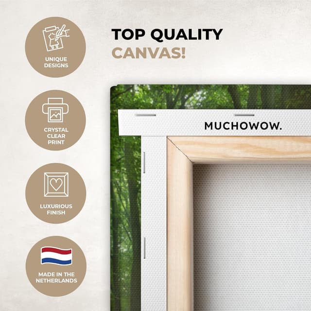 Detalle 2 de MuchoWow Impression sur toile 80x120 cm 🖼