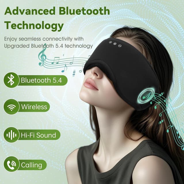 Thumbnail 5 de MUSICOZY Sleep Mask Headphones 16h