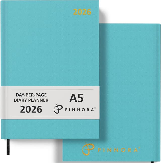 Thumbnail 6 de Pinnora Diary 2026 A5 Day Per Page (Deep Pink) year planner organiser