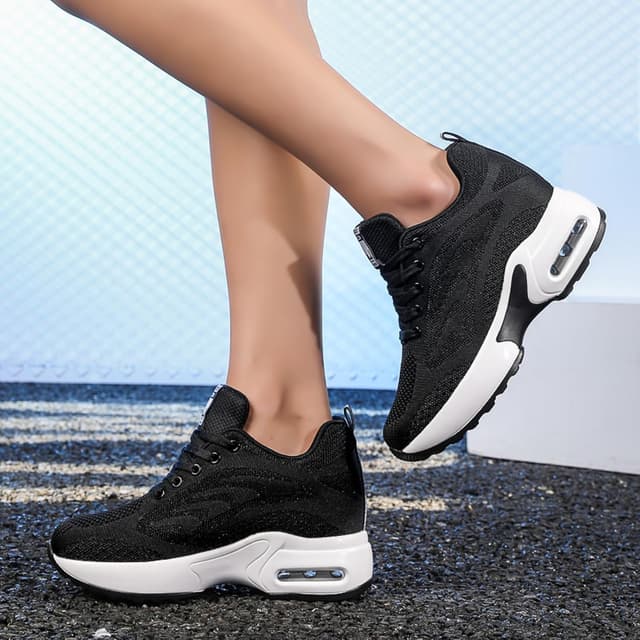 Detalle de AONEGOLD sneakers con zeppa 8,5 cm