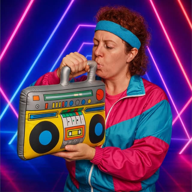 Thumbnail 4 de Radio gonflable ghetto blaster 75 cm