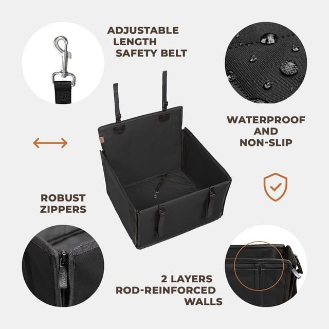 Thumbnail 4 de Wuglo Extra Stable Dog Car Seat for 18 kg