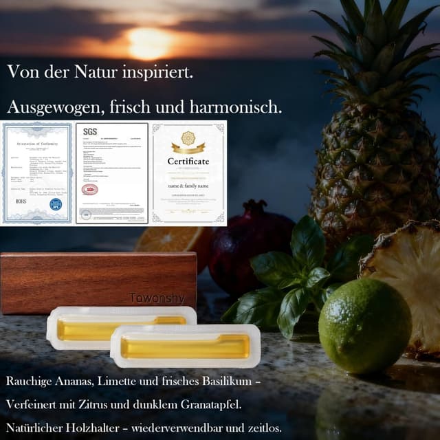 Thumbnail 3 de Towonshy Auto Duft Holzhalterung 2er Set