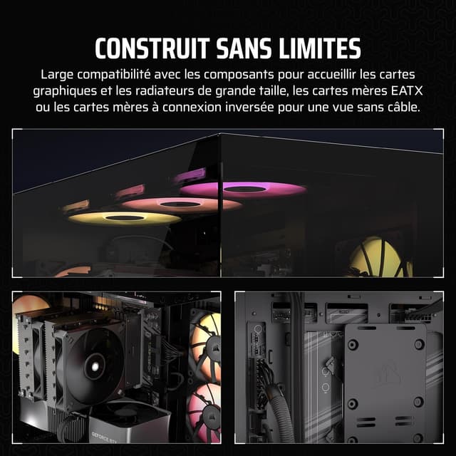 Thumbnail 3 de CORSAIR 3500X Boîtier ATX 10 ventilateurs max