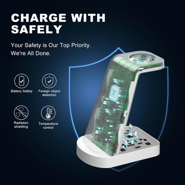 Thumbnail 4 de INNISTO Caricatore Wireless 3 In 1