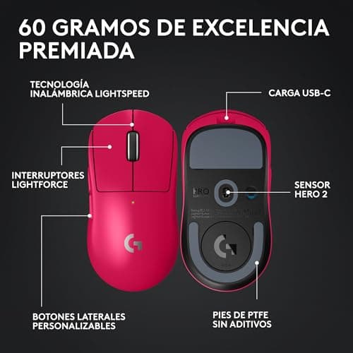 Thumbnail 6 de Logitech G PRO X SUPERLIGHT 2 Ratón inalámbrico 60 g