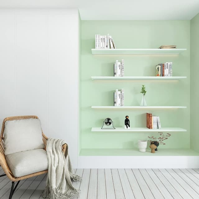 Thumbnail 3 de VEELIKE Mint Green Wallpaper 40cm×300cm