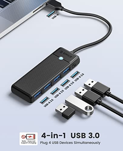Thumbnail 1 de ORICO Hub USB 3.0, 4 ports, 100 cm ⚡