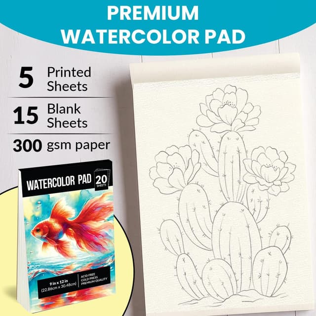 Thumbnail 6 de Chalkola Watercolor Paint Set 64 tubes