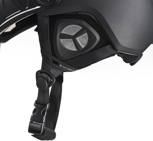 Detalle 2 de Black Crevice St.Moritz casco sci 1 visiera