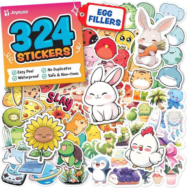 Imagen de Joyousa 324pc Sticker Pack for Water Bottles 🎨 en OfertitasTOP