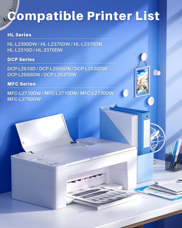 Detalle 2 de INK4U Toner TN2420 + tambour DR2400 compatibles pour Brother HL-L2350DW / HL-L2370 / DCP-L2510D et MFC-L27xx