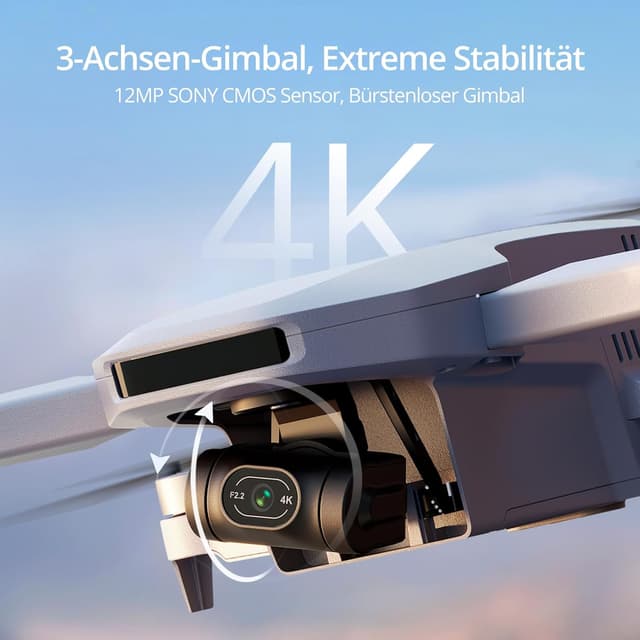 Detalle de Potensic ATOM 4K Drohne, 96 Min Flugzeit