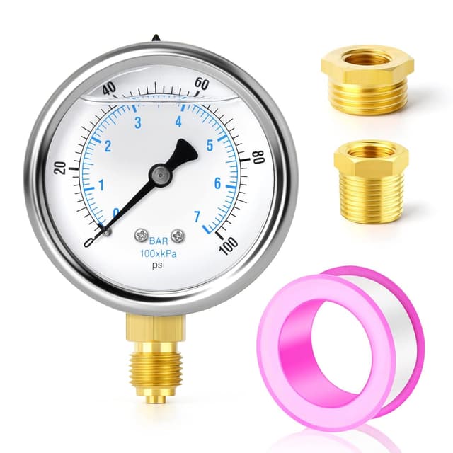 Imagen de ERGAOBOY Edelstahl Druckmanometer 0-7 bar en OfertitasTOP