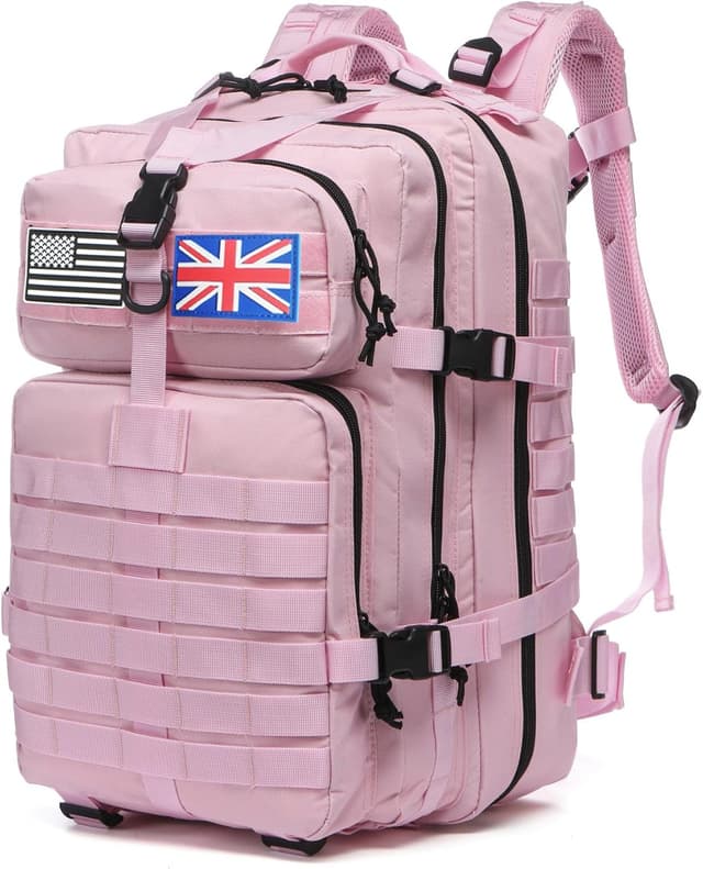 Detalle de Thuram 50L Waterproof Tactical Fishing & Hunting Backpack (Durable Nylon)