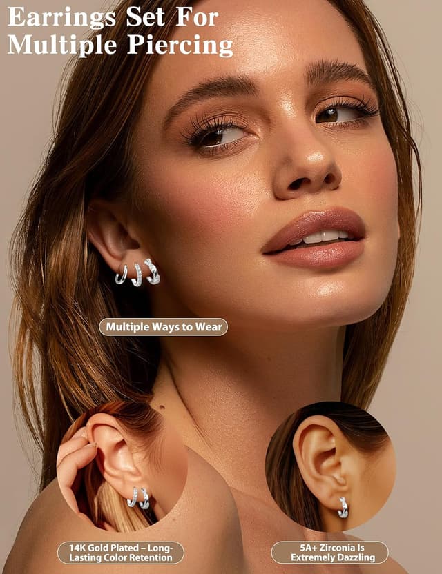 Thumbnail 4 de MACACHII Ohrringe 3 Paar