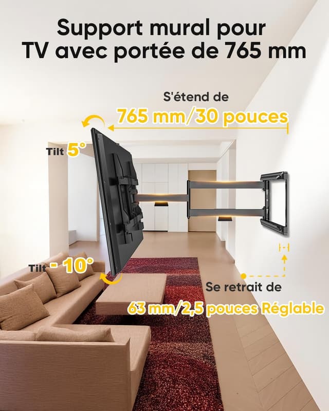 Thumbnail 6 de Support mural FORGING MOUNT 765 mm ⚙