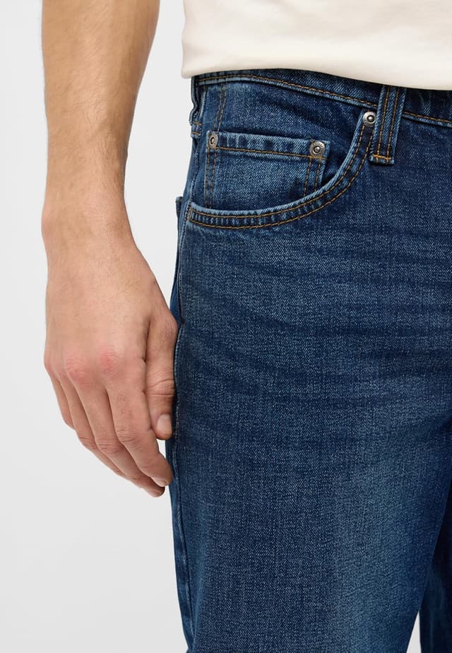 Detalle de Mustang Jeans Herren Stretch Big Sur Regular – Straight Fit mit normalem Bund