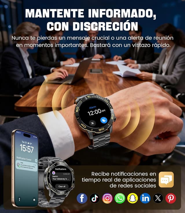 Thumbnail 1 de BENYAR TX7 Reloj inteligente para hombre