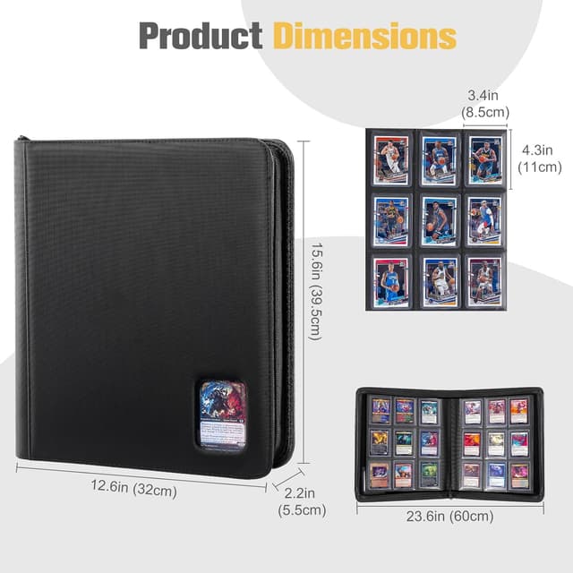 Thumbnail 4 de ProCase Sammelkarten Album für 324 Karten 🧾