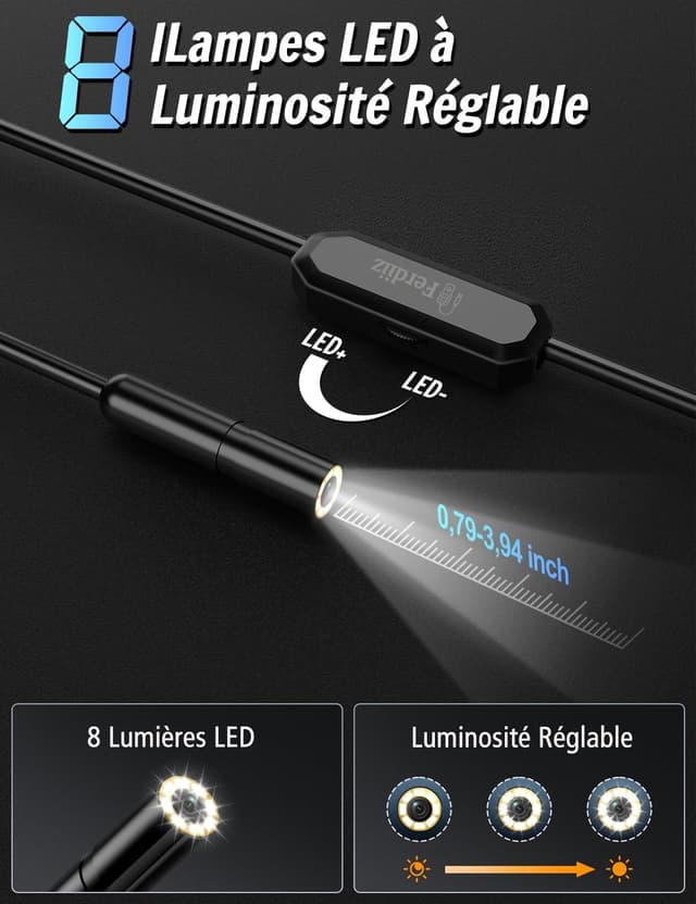 Thumbnail 1 de Ferdiiz Camera Endoscopique 5m