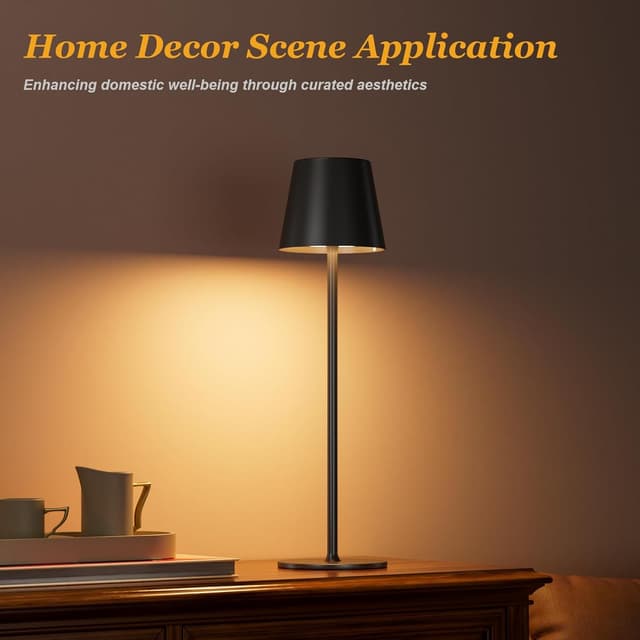 Detalle 2 de Aooshine cordless table lamp set of 2