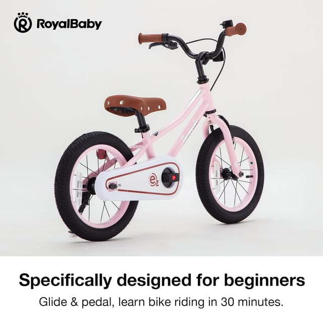 Detalle de RoyalBaby Kids Bike Terra EZ Balance to Pedal Convertible (14/16/18 Inch) for Ages 3–9