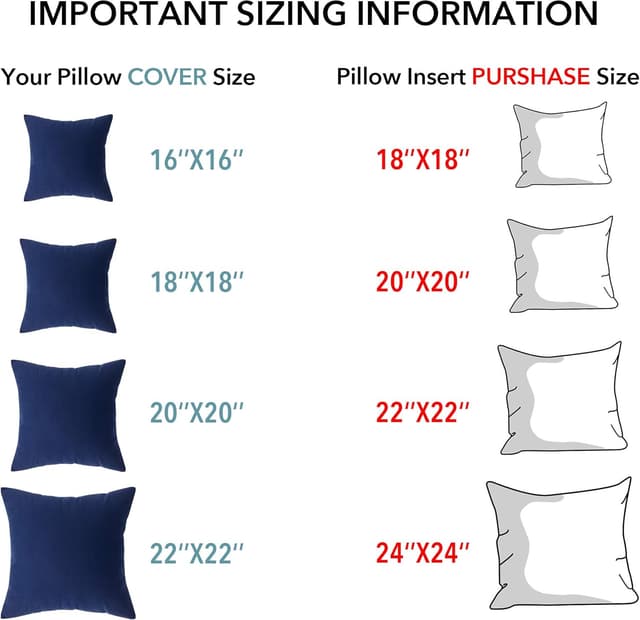 Thumbnail 6 de Oubonun 22 x 22 Pillow Inserts 22-inch set ๐