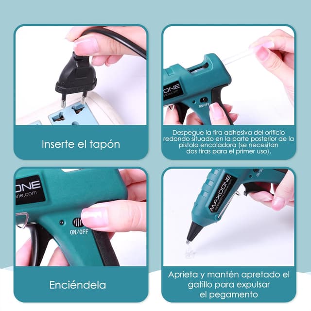 Thumbnail 5 de MAXDONE Pistola Silicona Caliente 60W con 50 barras