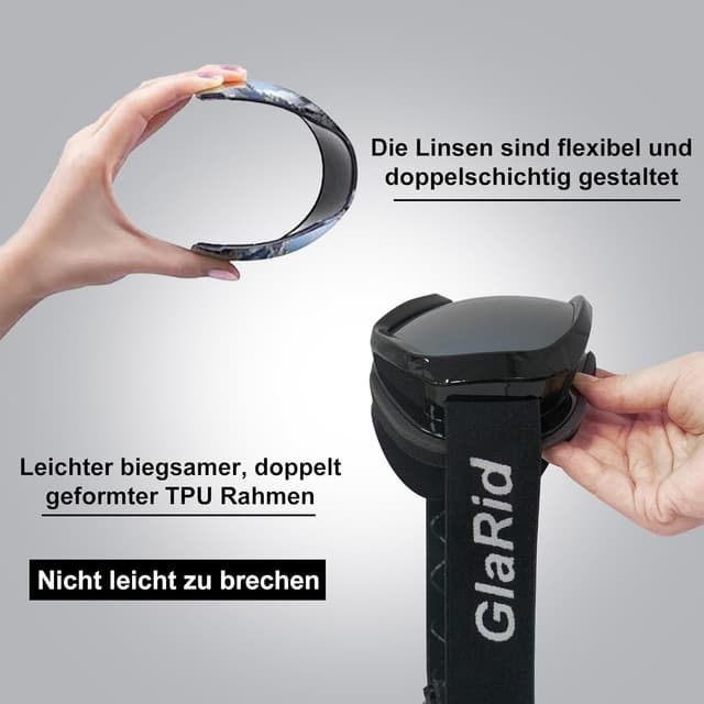 Thumbnail 4 de GlaRid Snowboard Skibrille 12 cm