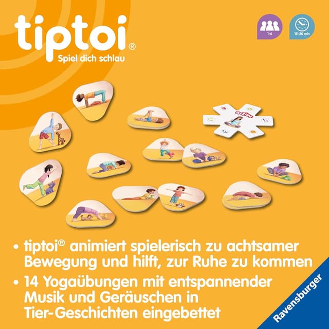 Detalle 2 de tiptoi Active Yoga für Kinder ab 3