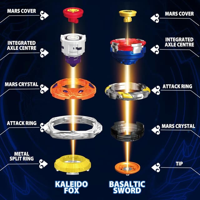 Detalle de Infinity Nado toupie métal pour enfants 2 en 1