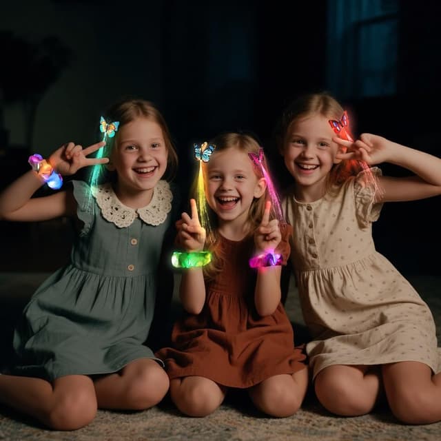 Thumbnail 5 de URAQT Ensemble accessoires cheveux lumineux LED đ