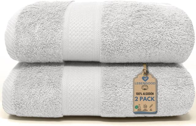 Imagen de LEBENGOOD Juego de Toallas 70x140 550gsm en OfertitasTOP