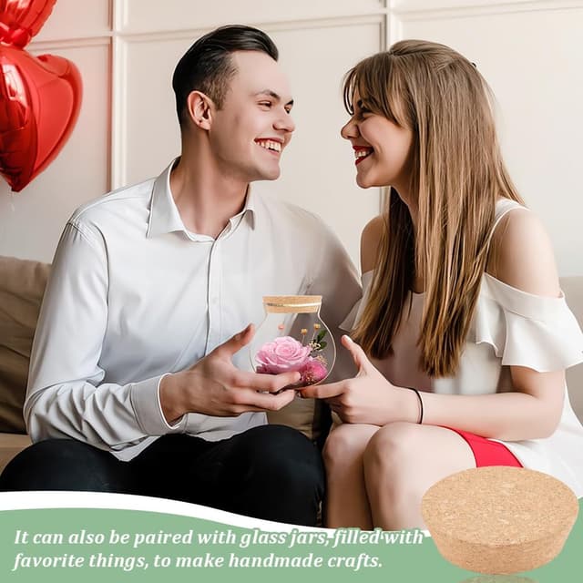 Thumbnail 6 de AHANDMAKER Korkdeckel 2 Stück 76 bis 92 mm