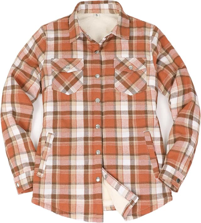 Detalle de ZENTHACE Women's Flannel Jacket