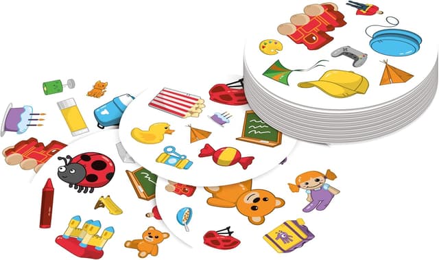 Thumbnail 4 de Dobble Kids card game 15 minutes