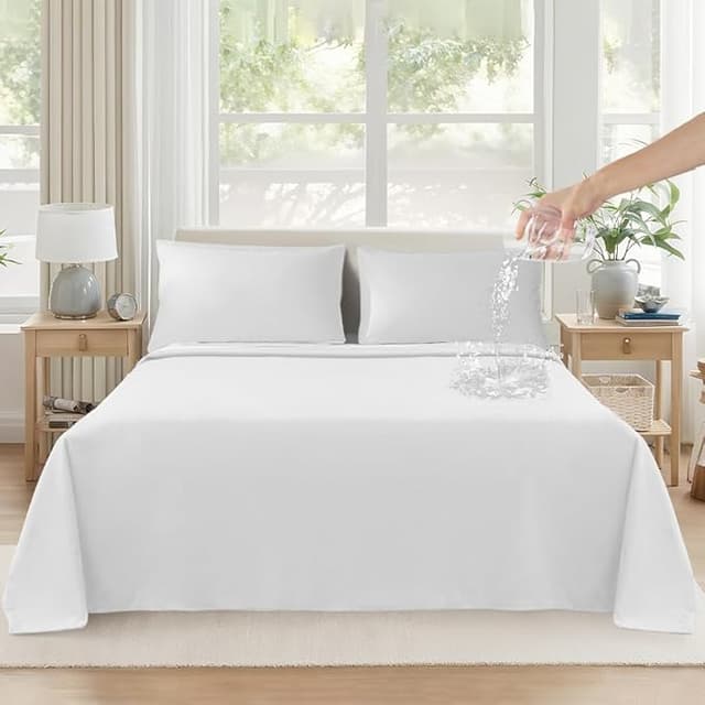 Detalle de DUJUIKE Funda Impermeable para Cama 🛏️ 230x250cm