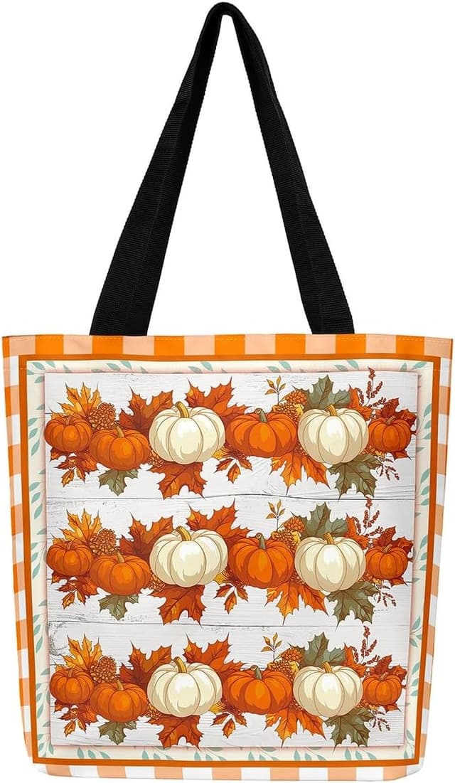 Thumbnail 6 de Homewish Rote Kirschblüten Leinwand Tasche 50×40×15 cm