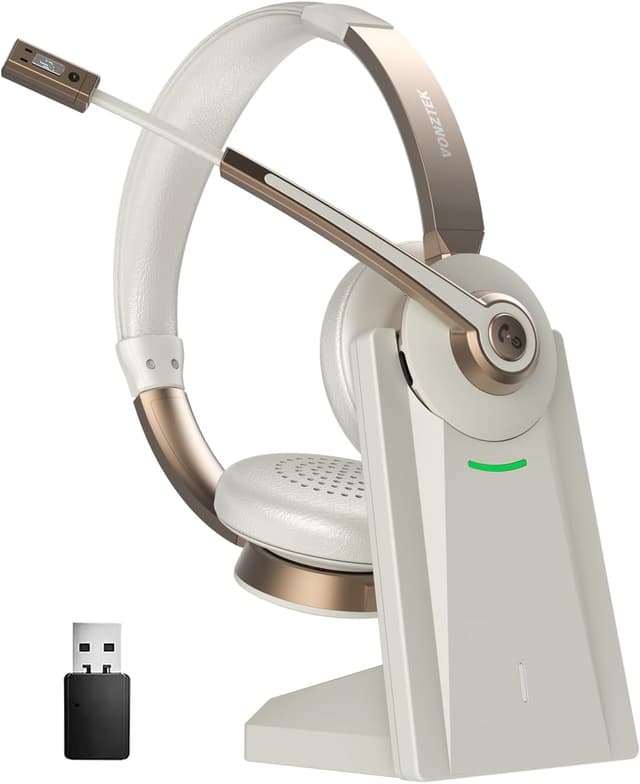 Detalle de Vonztek Wireless Headset with QCC v5.1 Bluetooth 26 Hrs