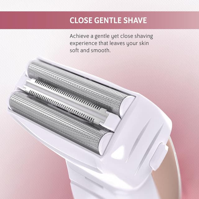 Detalle de Wahl Shave & Smooth 2 in 1: rasoio donna ricaricabile per corpo e modellatore sopracciglia di precisione