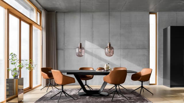 Detalle 2 de BoConcept Vienna giratoria en tela Nani, pack 2